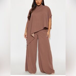 Elegant Brown Women's Jumpsuit